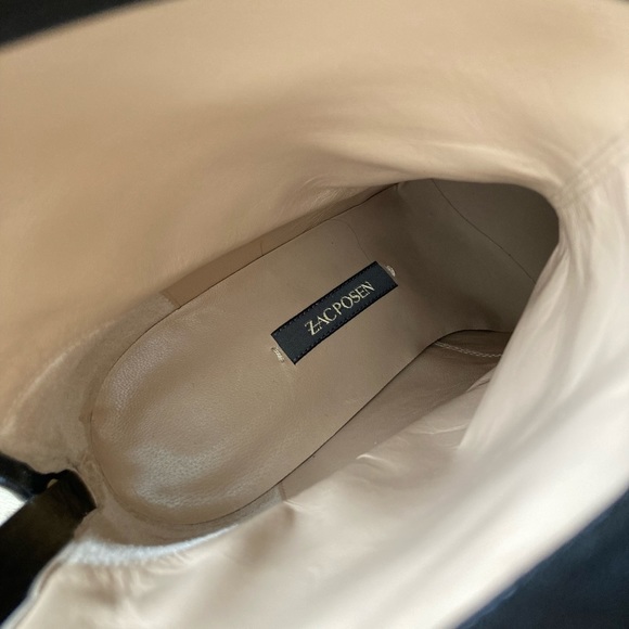 [Zac Posen] NWOB Inez Brocade Floral Block Heel Boot 38.5 - Picture 15 of 16